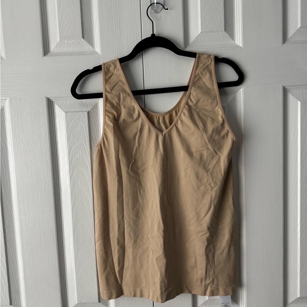 J. Crew Cream Layering Tank Top Scoop Neck Women’s Size XXL